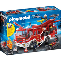 Een stoere brandweerwagen van playmobil.