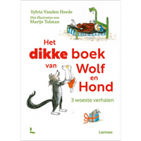 Een boek over een wolf en een hond.