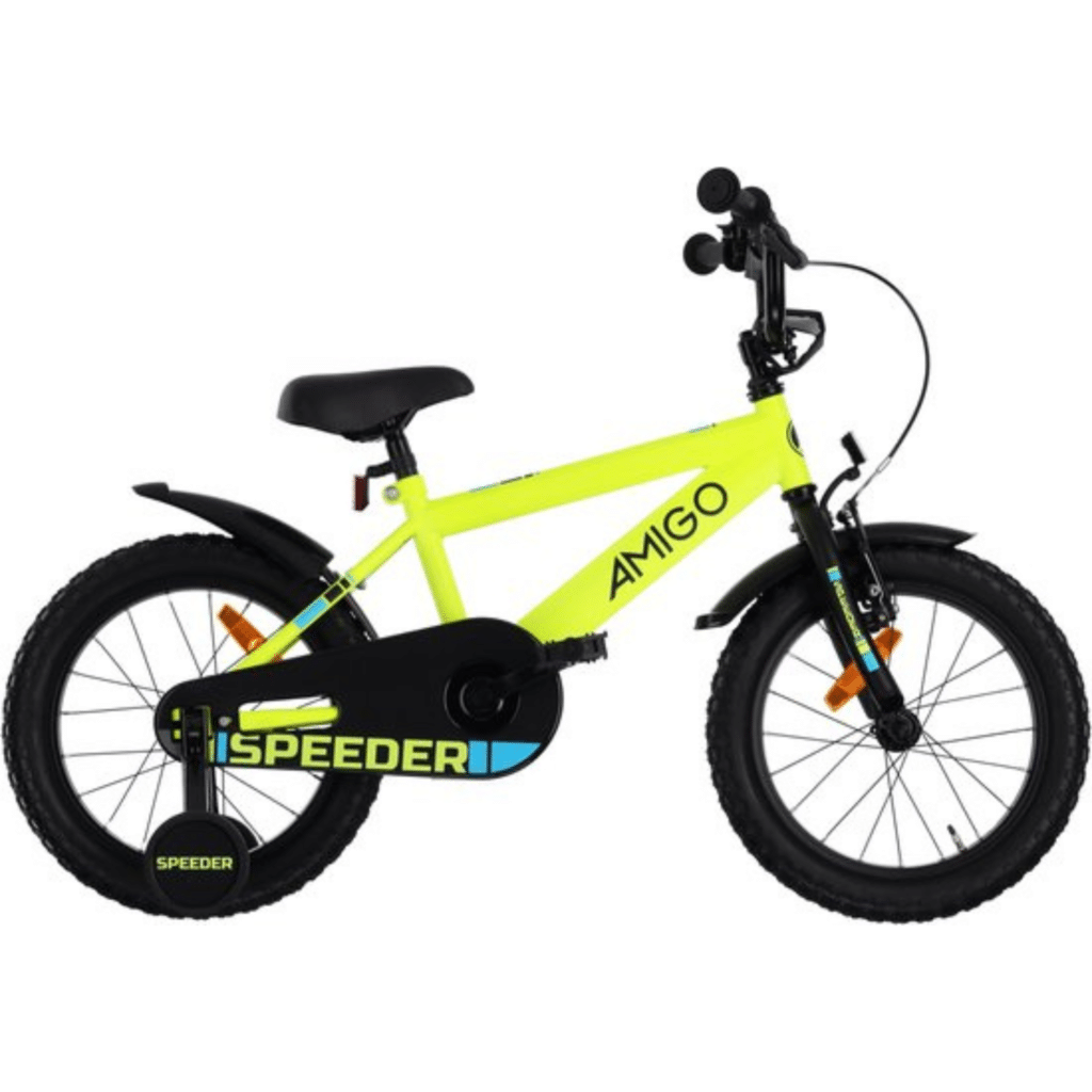 Stoere kinderfiets voor jongens van 5 jaar.